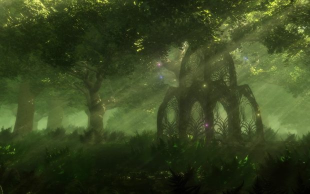 The best Anime Forest Wallpaper.