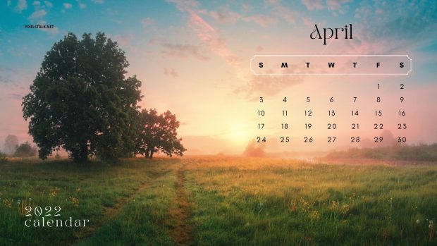 The best April 2022 Calendar Wallpaper HD.