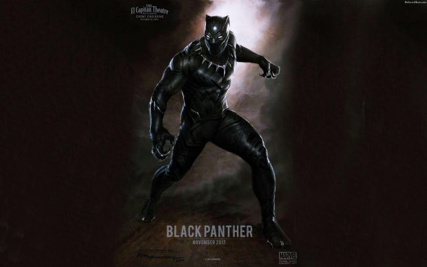 The best Black Panther Background.