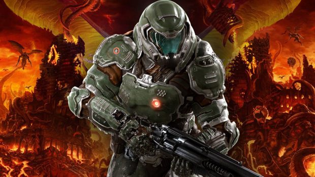 The best Doom Eternal Background.