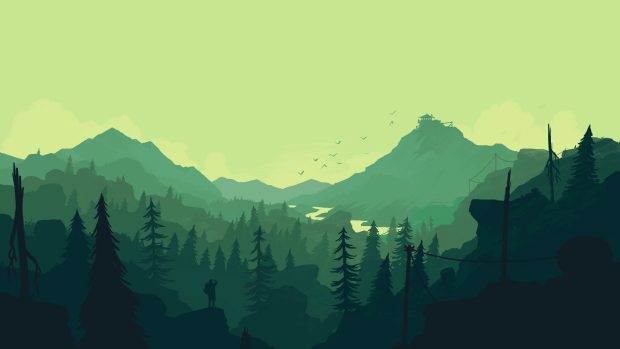 The best Firewatch Background.