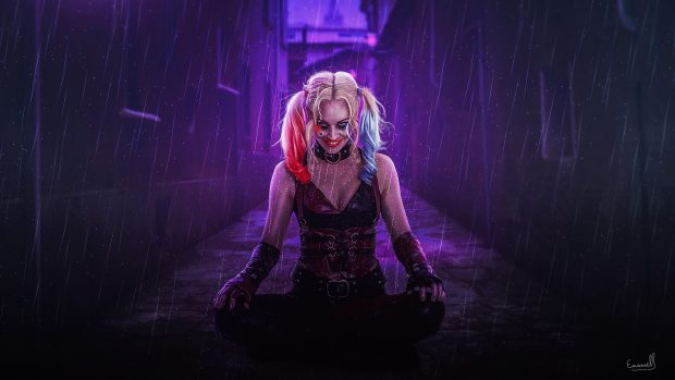 The best Harley Quinn Background.