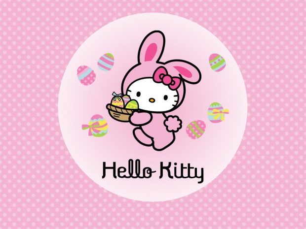 The best Hello Kitty Easter Bunny Wallpaper HD.