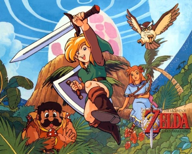 The best Link s Awakening Background.