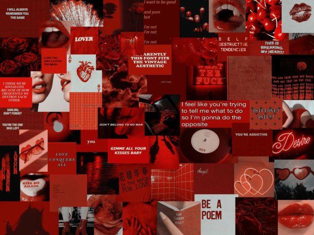 The best Red Aesthetic Wallpaper HD.