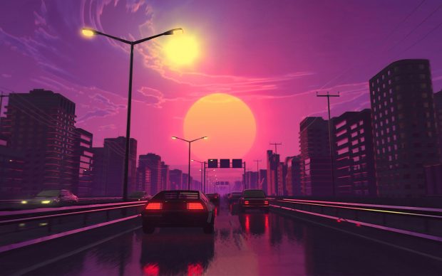 The best Retrowave Background.