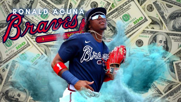The best Ronald Acuna Background.