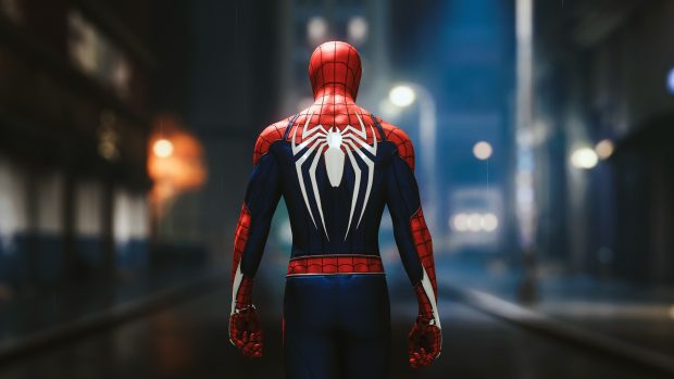 The best Spiderman PS4 Background.