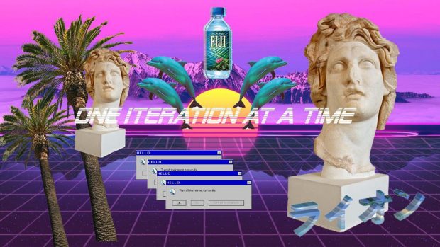 The best Vaporwave Aesthetic Background.