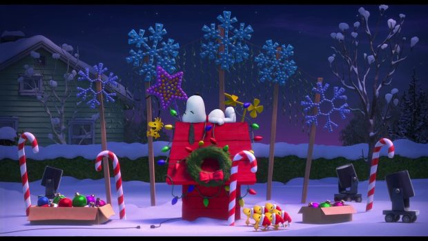 The latest Snoopy Winter Background.