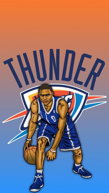 Thunder Russell Westbrook Wallpaper HD.