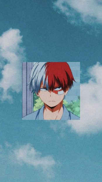 Todoroki Aesthetic Background.