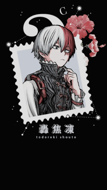 Todoroki Aesthetic Wallpaper for Mobile.