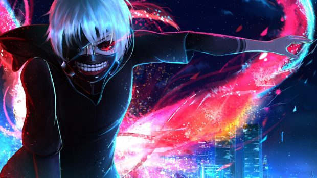 Tokyo Ghoul Wide Screen Background.