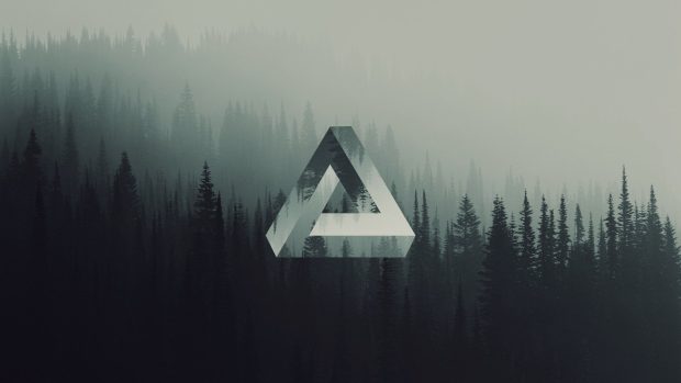 Triangle Wallpaper Desktop.
