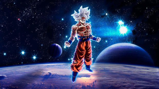 Ultra Instinct Goku Desktop Wallpaper 4K PC.