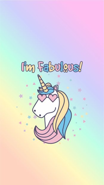 Unicorn Cute Wallpaper HD Free download.