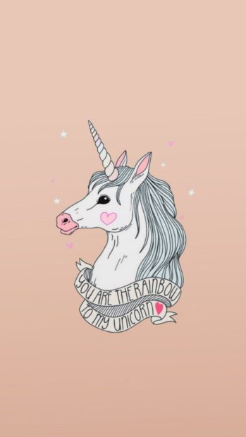 Unicorn Rose Gold Aesthetic Cute Backgrounds.