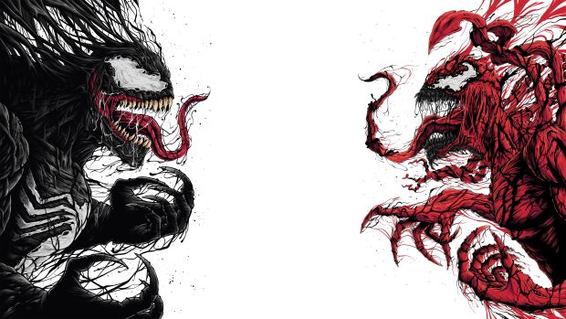 Venom Carnage Wallpaper HD.