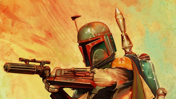 Vintage Mandalorian Background.