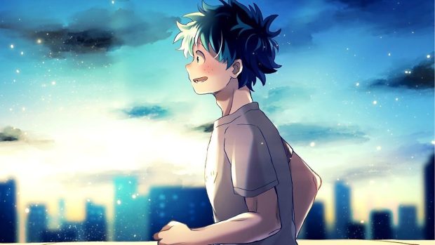 Wallpaper Aesthetic Wallpaper Anime Deku.