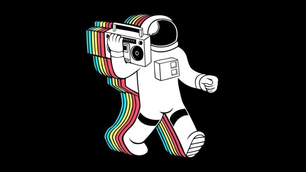 Wallpaper Astronaut.