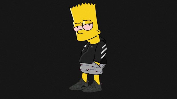 Wallpaper Cool Bart Simpson.