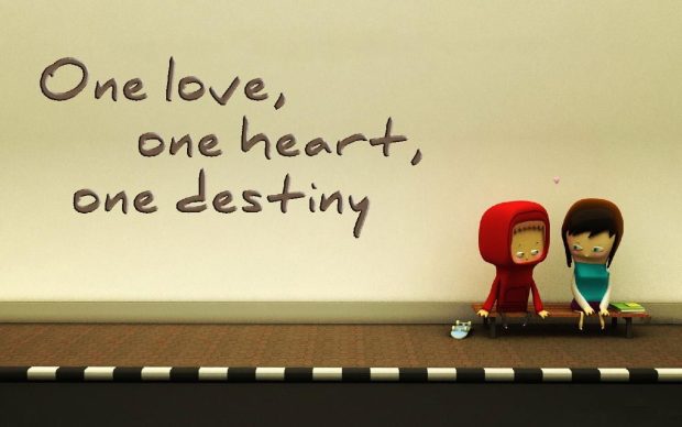 Wallpaper Cute Couple.