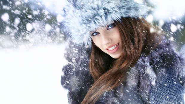 Wallpaper Cute Girly Winter.