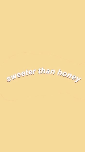 Wallpaper Cute Pastel Yellow.