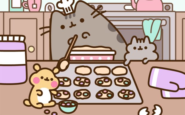 Wallpaper Cute Pusheen.