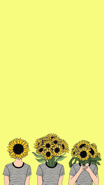 Wallpaper HD Yellow Aesthetic Free download.