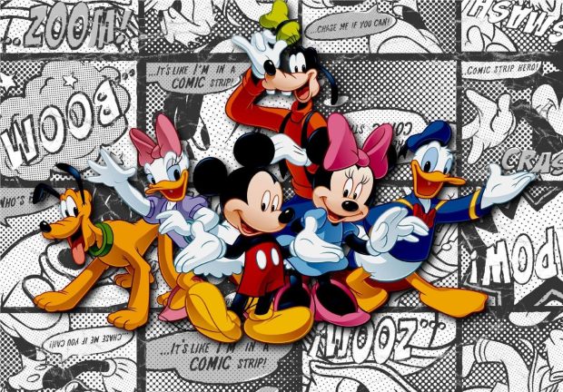 Wallpaper Mickey Mouse.
