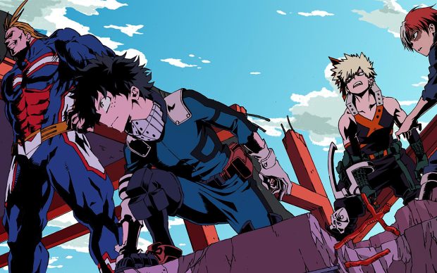 Wallpaper My Hero Academia Aesthetic.