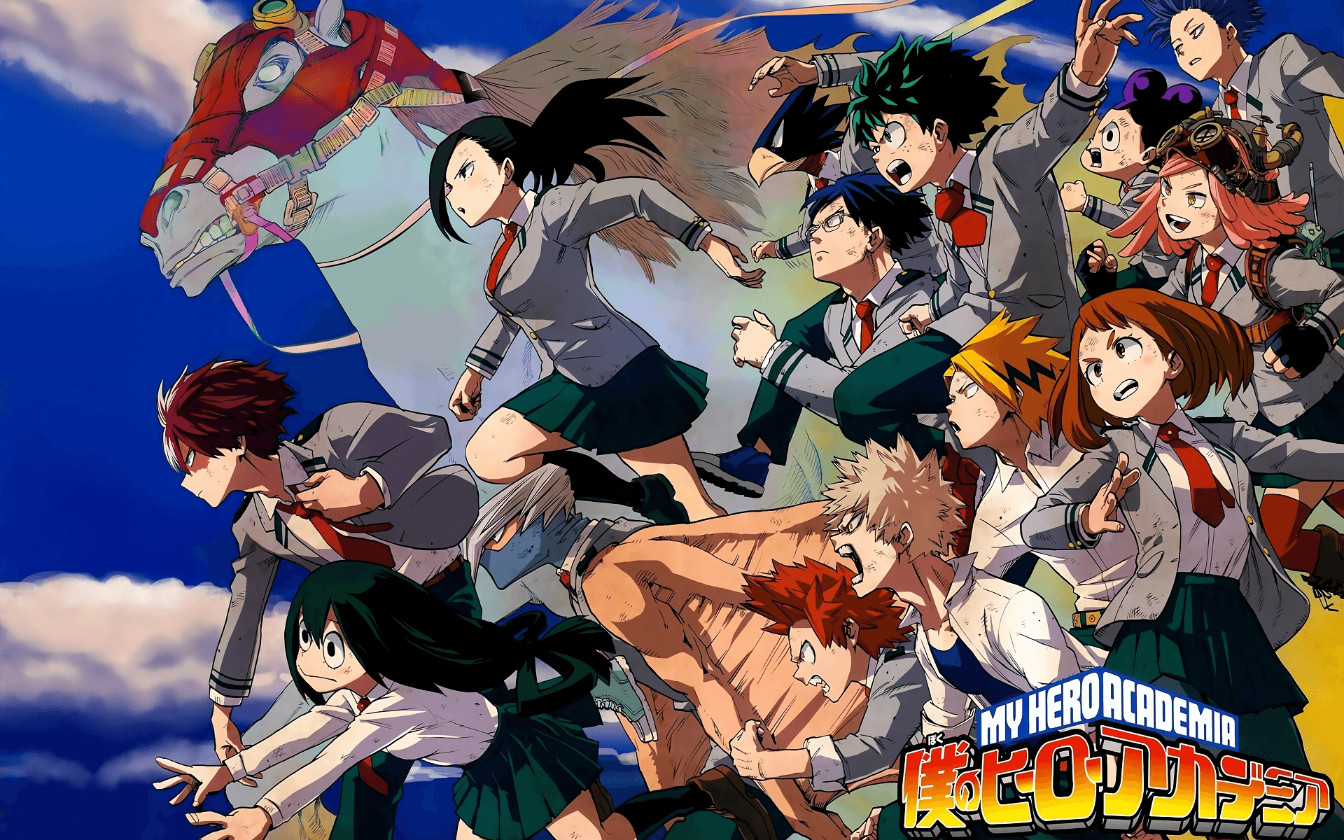 Anime Review My Hero Academia  Nerd With An Afro aesthetic bnha class 1a  HD wallpaper  Pxfuel