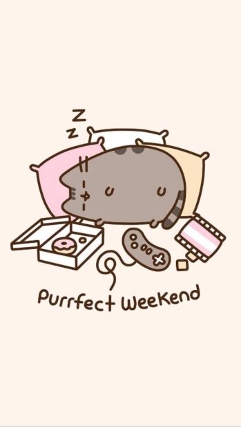 Wallpaper Pusheen.