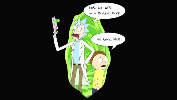 Wallpaper Rick And Morty.