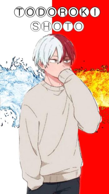 Wallpaper Todoroki Aesthetic.