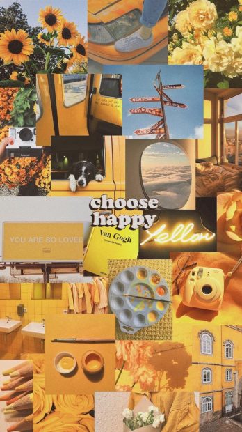 Vintage Aesthetic Wallpaper Yellow HD