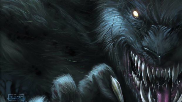 Werewolf Wide Screen Wallpaper HD.