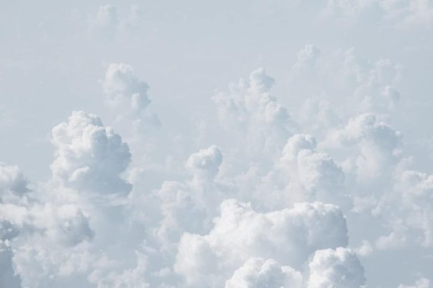 White Aesthetic Backgrounds HD Cloud.