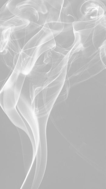 White Aesthetic Wallpaper Smoke.