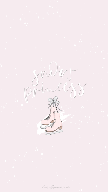 White Cute Girly Winter iPhone Wallpaper HD.