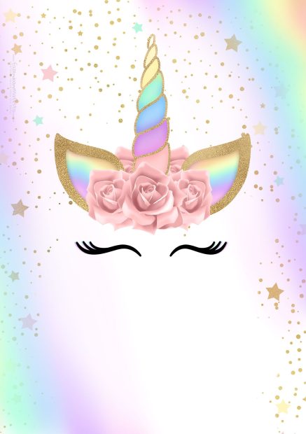 White Cute Unicorn Backgrounds.