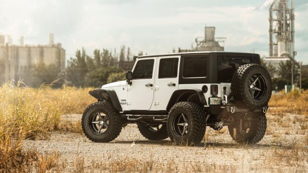 White Jeep Wallpaper HD.