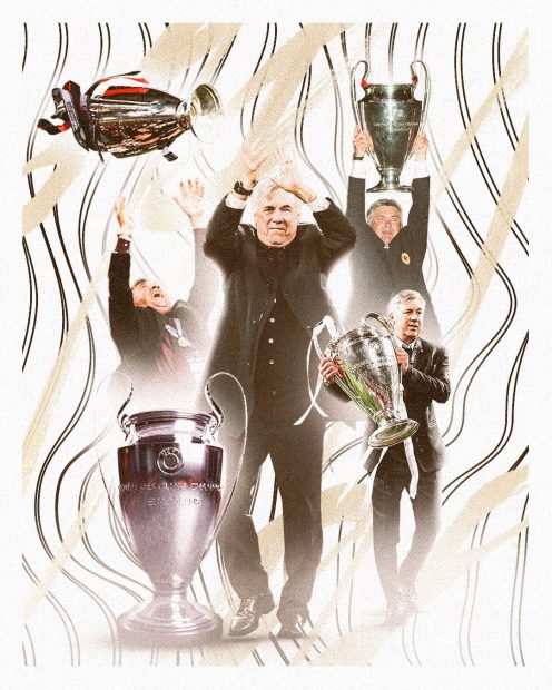 White Real Madrid UEFA Champions League 2022 Wallpaper HD.
