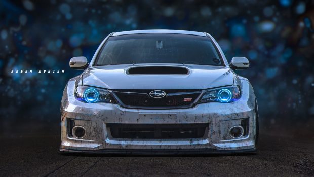 White Subaru Wallpaper HD.