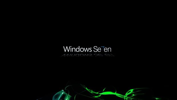Windows 7 Black Screen Wallpaper HD.