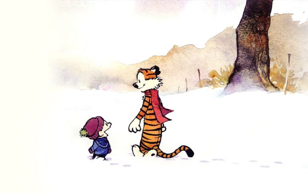 Winter Calvin And Hobbes Wallpaper HD.