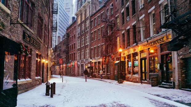 Winter City Photo.